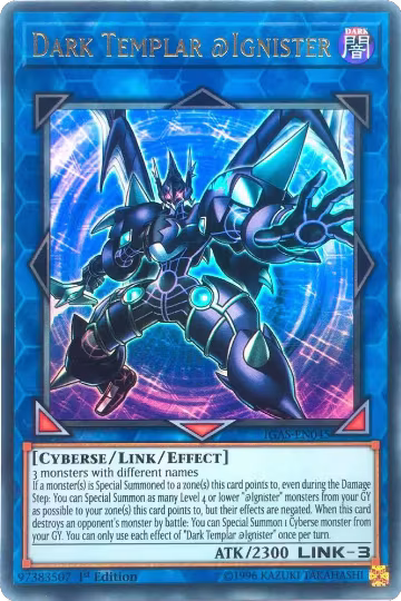 Dark Templar @Ignister (IGAS-EN045), Ignition Assault — Yu-Gi-Oh! card price