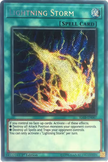 Lightning Storm (IGAS-EN067), Ignition Assault — Yu-Gi-Oh! card price