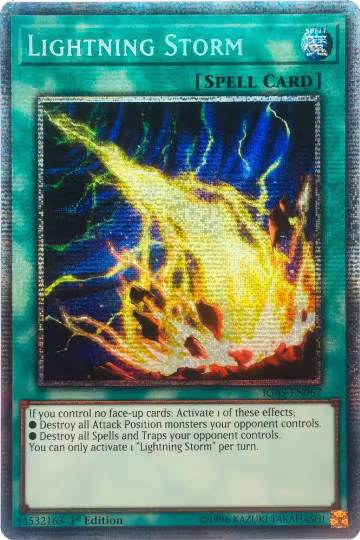 Lightning Storm (Starlight Rare) (IGAS-EN067), Ignition Assault — Yu-Gi-Oh! card price