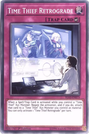 Time Thief Retrograde (IGAS-EN075), Ignition Assault — Yu-Gi-Oh! card price