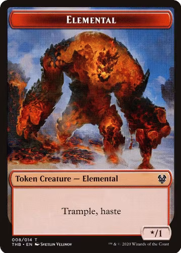 Elemental // Satyr Double-Sided Token (8 // 9), Theros Beyond Death — Magic card price