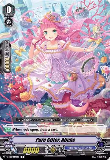 Pure Gifter, Aliche (V-EB11/043EN), V-EB11: Crystal Melody — Vanguard card price