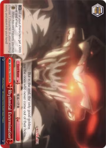 Rhythmical Extermination (RRR) (GBS/S63-TE09R RRR), Goblin Slayer — Weiß Schwarz card price