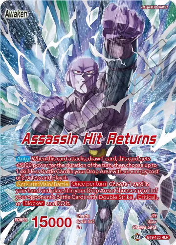 Hit // Assassin Hit Returns (BT9-125), Universal Onslaught — DB Super card price