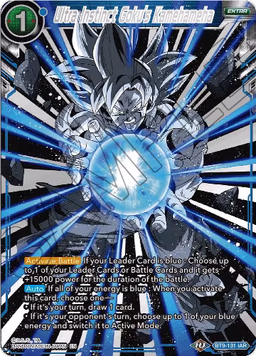 Ultra Instinct Goku's Kamehameha (BT9-131), Universal Onslaught — DB Super card price