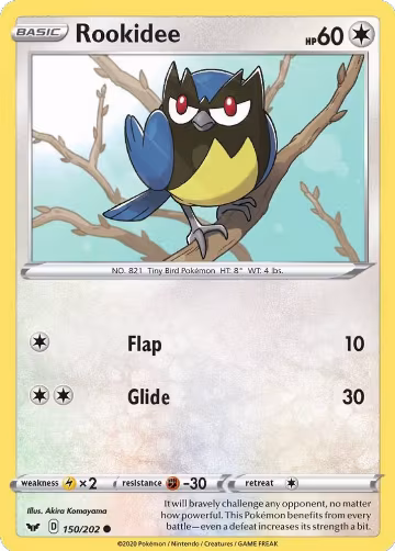 Rookidee (150/202), Sword & Shield Base Set — Pokémon card price