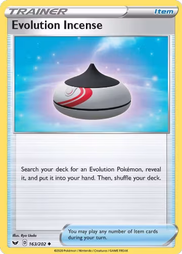 Evolution Incense (163/202), Sword & Shield Base Set — Pokémon card price