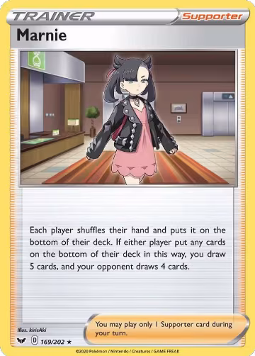 Marnie (169/202), Sword & Shield Base Set — Pokémon card price