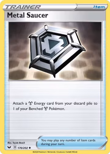 Metal Saucer (170/202), Sword & Shield Base Set — Pokémon card price