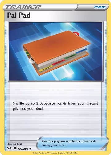 Pal Pad (172/202), Sword & Shield Base Set — Pokémon card price
