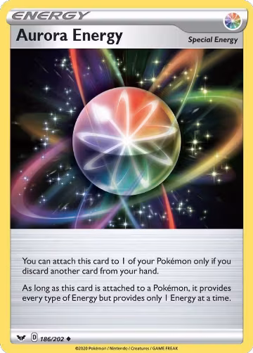 Aurora Energy (186/202), Sword & Shield Base Set — Pokémon card price