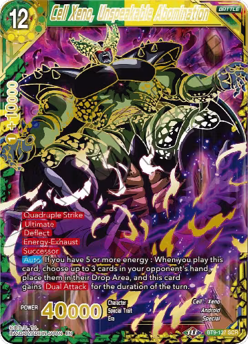 Cell Xeno, Unspeakable Abomination (BT9-137), Universal Onslaught — DB Super card price