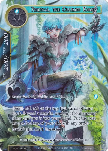 Perceval, the Charmed Knight (Full Art) (SDAO2-005) — card price