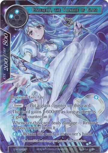 Cinderella, the Valkyrie of Glass (Full Art) (SDAO2-004), Alice Origin II Starter Deck — Force of Will card price
