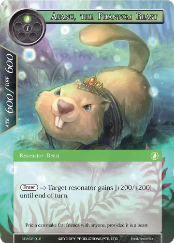 Afanc, the Phantom Beast (SDAO2-008), Alice Origin II Starter Deck — Force of Will card price