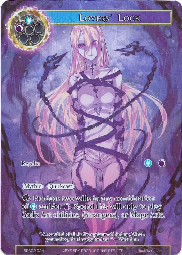 Lovers' Lock (Full Art) (SDAO2-024), Alice Origin II Starter Deck — Force of Will card price