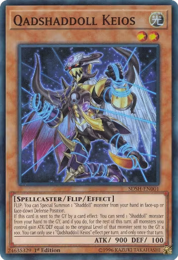 Qadshaddoll Keios (SDSH-EN001), Structure Deck: Shaddoll Showdown — Yu-Gi-Oh! card price