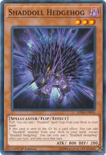 Shaddoll Hedgehog (SDSH-EN005), Structure Deck: Shaddoll Showdown — Yu-Gi-Oh! card price