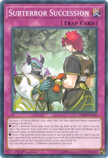 Subterror Succession (SDSH-EN040), Structure Deck: Shaddoll Showdown — Yu-Gi-Oh! card price