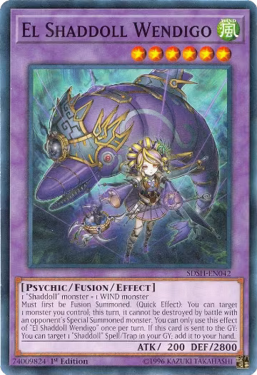 El Shaddoll Wendigo (SDSH-EN042), Structure Deck: Shaddoll Showdown — Yu-Gi-Oh! card price