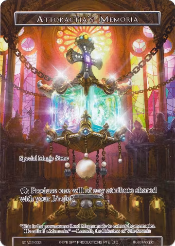 Attoractia's Memoria (Full Art) (SDAO2-033), Alice Origin II Starter Deck — Force of Will card price