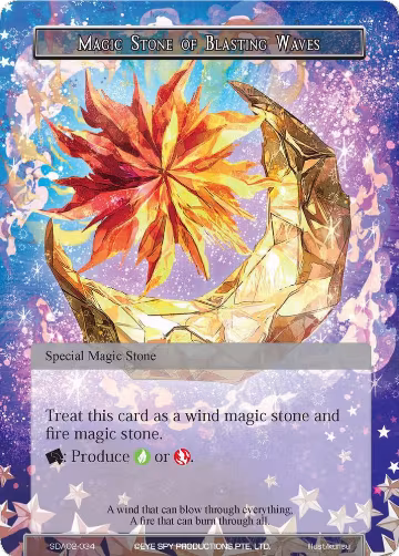 Magic Stone of Blasting Waves (SDAO2-034), Alice Origin II Starter Deck — Force of Will card price