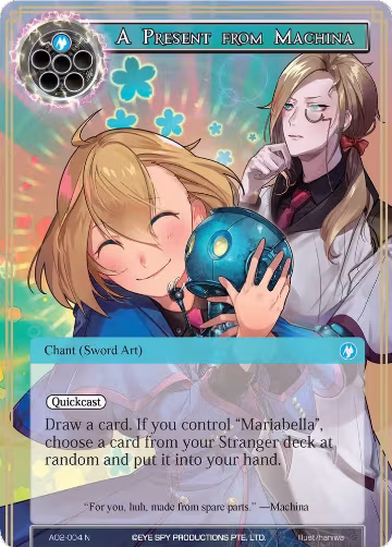 A Present from Machina (AO2-004), Alice Origin II — Force of Will card price