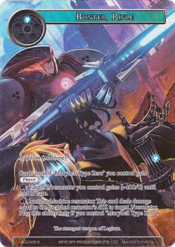 Buster Rifle (Full Art) (AO2-006), Alice Origin II — Force of Will card price