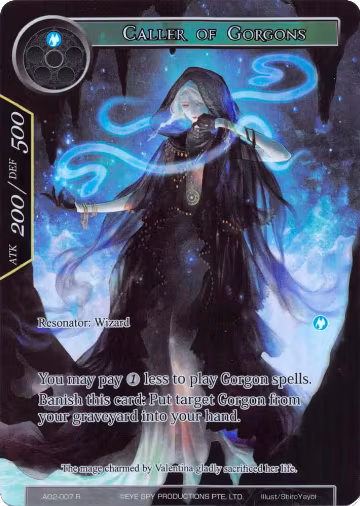 Caller of Gorgons (Full Art) (AO2-007), Alice Origin II — Force of Will card price