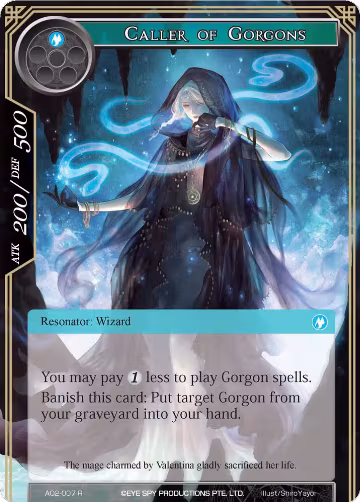 Caller of Gorgons (AO2-007), Alice Origin II — Force of Will card price