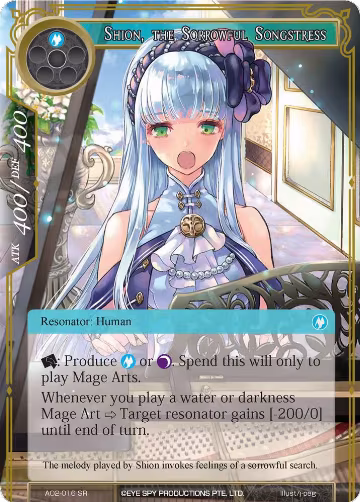 Shion, the Sorrowful Songstress (AO2-016), Alice Origin II — Force of Will card price