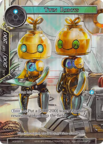 Twin Robots (Full Art) (AO2-020), Alice Origin II — Force of Will card price