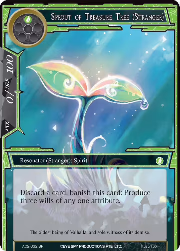 Sprout of Treasure Tree (Stranger) (AO2-032), Alice Origin II — Force of Will card price