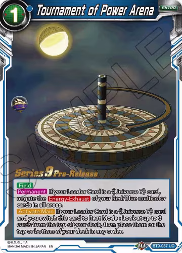 Tournament of Power Arena (BT9-037), Universal Onslaught Pre-Release Cards — DB Super card price