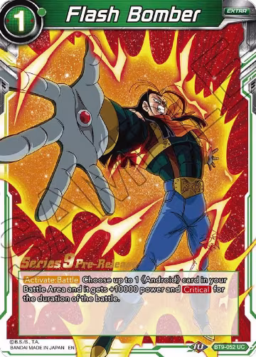 Flash Bomber (BT9-052), Universal Onslaught Pre-Release Cards — DB Super card price
