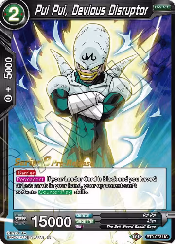Pui Pui, Devious Disruptor (BT9-073), Universal Onslaught Pre-Release Cards — DB Super card price