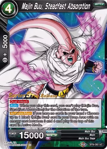 Majin Buu, Steadfast Absorption (BT9-080), Universal Onslaught Pre-Release Cards — DB Super card price