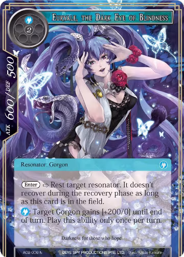 Euryale, the Dark Eye of Blindness (AO2-008), Alice Origin II — Force of Will card price