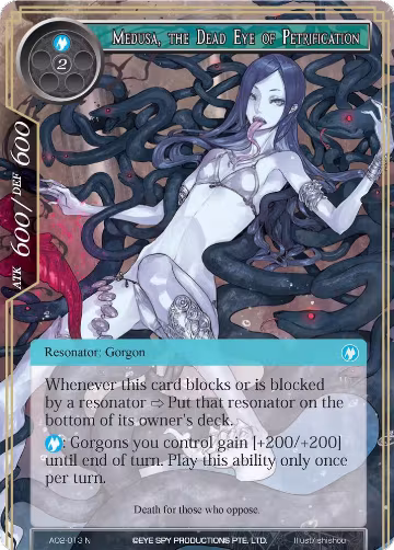 Medusa, the Dead Eye of Petrification (AO2-013), Alice Origin II — Force of Will card price