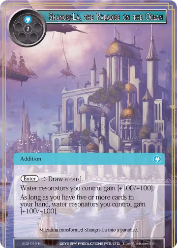Shangri-La, the Paradise on the Ocean (AO2-015), Alice Origin II — Force of Will card price