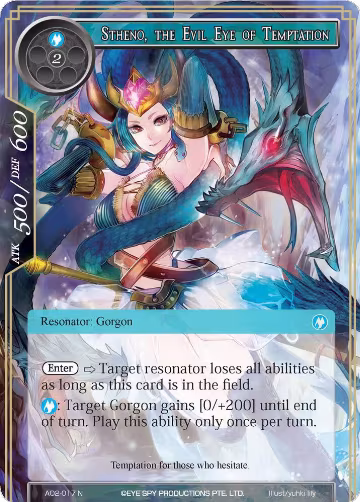 Stheno, the Evil Eye of Temptaion (AO2-017), Alice Origin II — Force of Will card price
