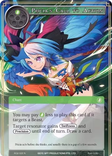 Pricia's Call to Action (AO2-026), Alice Origin II — Force of Will card price