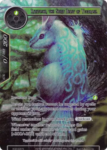 Ratatoskr, the Spirit Beast of Yggdrasil (Full Art) (AO2-028), Alice Origin II — Force of Will card price