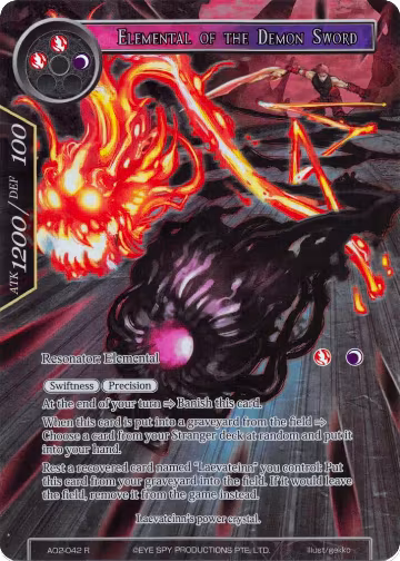Elemental of the Demon Sword (Full Art) (AO2-042), Alice Origin II — Force of Will card price