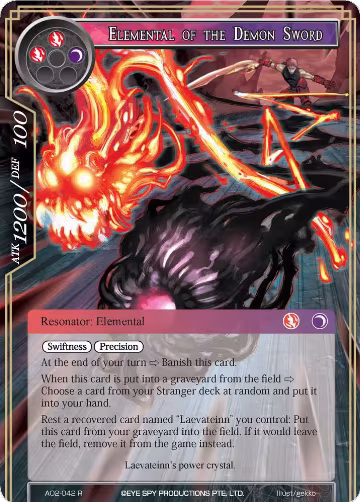 Elemental of the Demon Sword (AO2-042), Alice Origin II — Force of Will card price