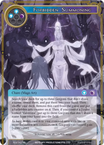 Forbidden Summoning (AO2-043), Alice Origin II — Force of Will card price