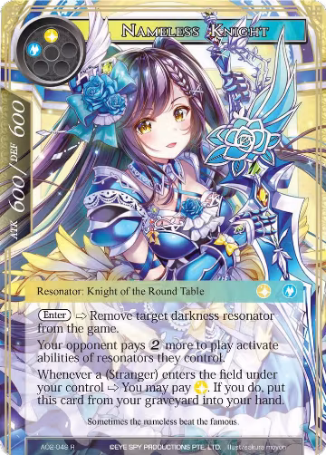 Nameless Knight (AO2-049), Alice Origin II — Force of Will card price