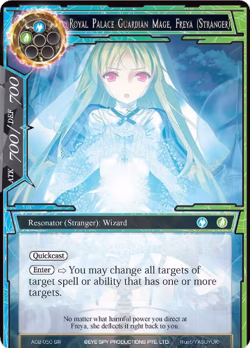 Royal Palace Guardian Mage, Freya (Stranger) (AO2-050), Alice Origin II — Force of Will card price