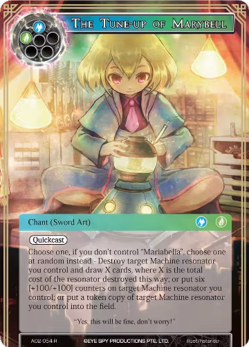 The Tune-up of Marybell (AO2-054), Alice Origin II — Force of Will card price