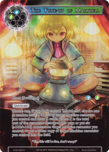 The Tune-up of Marybell (Full Art) (AO2-054), Alice Origin II — Force of Will card price